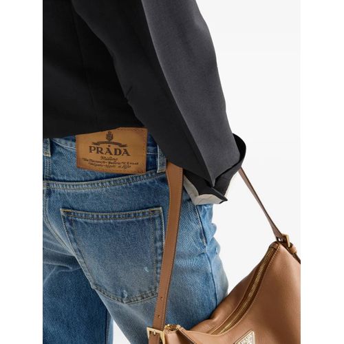 Prada Jean À Coupe Droite - Bleu