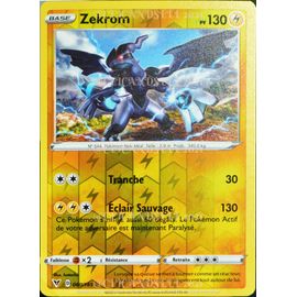 Carte Pokémon 060/185 Zekrom ?H 130 Pv - Reverse Eb04 - Épée Et Bouclier  Voltage Éclatant Neuf Fr