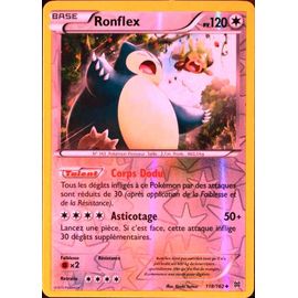 Carte Pokémon 118/162 Ronflex 120 Pv - Reverse Xy08 - Impulsion Turbo Neuf Fr