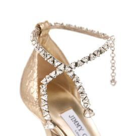 Jimmy Choo Escarpins Stevie 100 Mm - Or