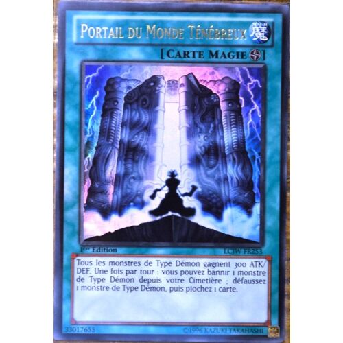 Carte Yu-Gi-Oh Lcjw-Fr253 Portail Du Monde Ténébreux (The Gates Of Dark World) - Ultra Rare Neuf Fr
