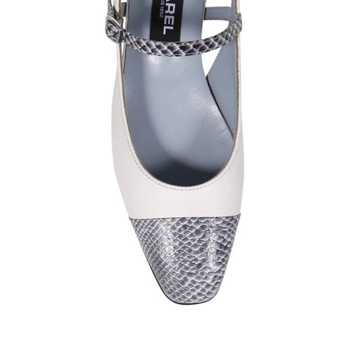 Carel Paris Escarpins Oceano À Bride Arrière - Blanc