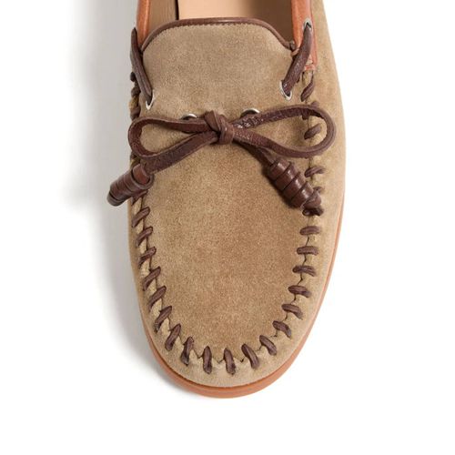 Valentino Garavani Chaussures Bateau Palm Avenue - Marron