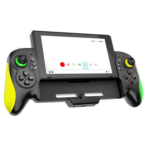 Manette De Jeu À Double Vibration Pour Nintendo Switch, 6 Axes, Poignée Intégrée, Joystick Gyro Pour Console Ns