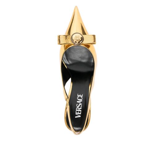 Versace Escarpins Gianni Ribbon 90 Mm - Jaune