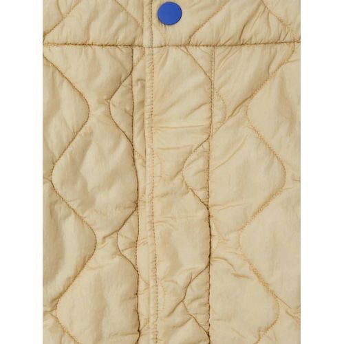 Burberry Minijupe En Jean Matelassée À Losanges - Tons Neutres