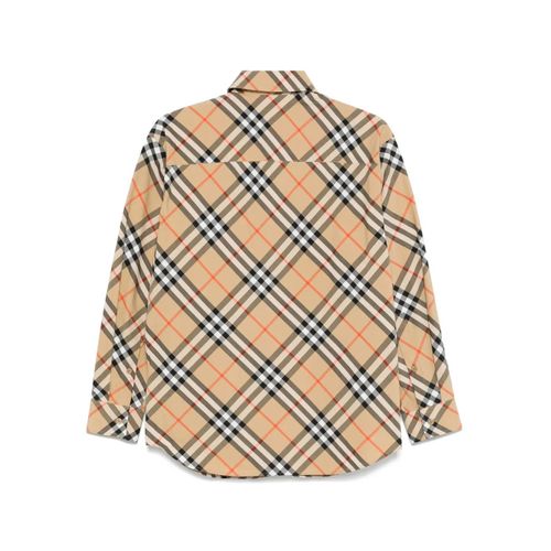 Burberry Chemise À Carreaux Ip - Tons Neutres