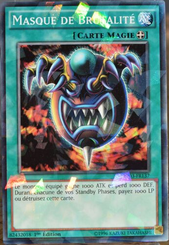 Carte Yu-Gi-Oh Bp03-Fr137-Sh Masque De Brutalité Neuf Fr