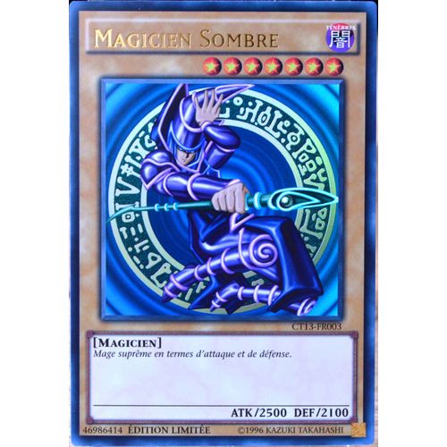 Carte Yu-Gi-Oh Ct13-Fr003 Magicien Sombre Ultra Rare Neuf Fr