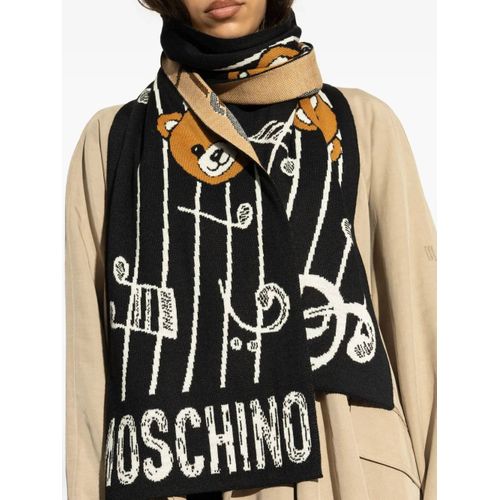 Moschino Écharpe Imprimée - Noir
