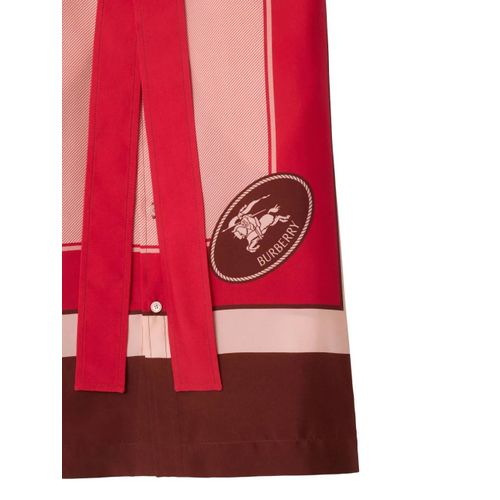 Burberry Robe-Chemise En Soie - Rose
