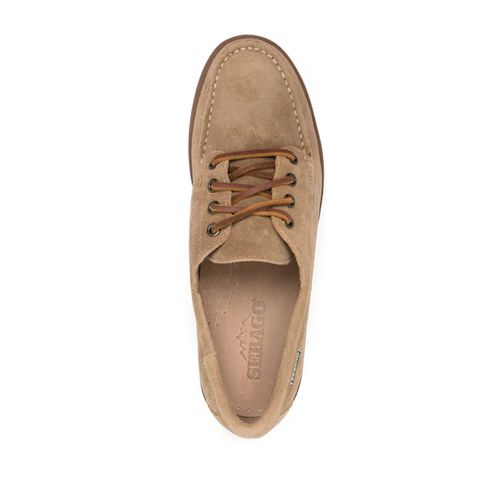 Sebago Mocassins En Daim À Lacets - Marron