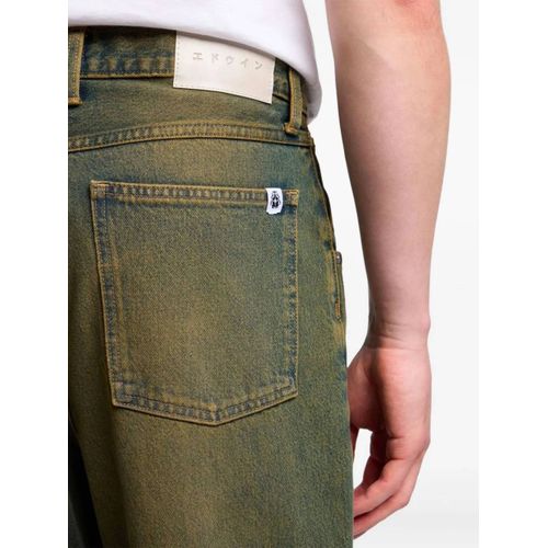 Edwin Jean Tyrell À Effet Délavé - Bleu