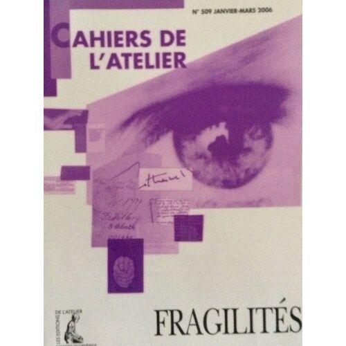 Cahier De L'atelier 509 