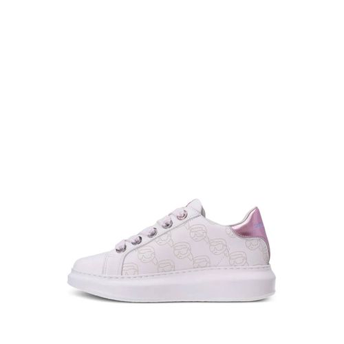 Karl Lagerfeld Baskets Kapri Nft En Cuir - Rose