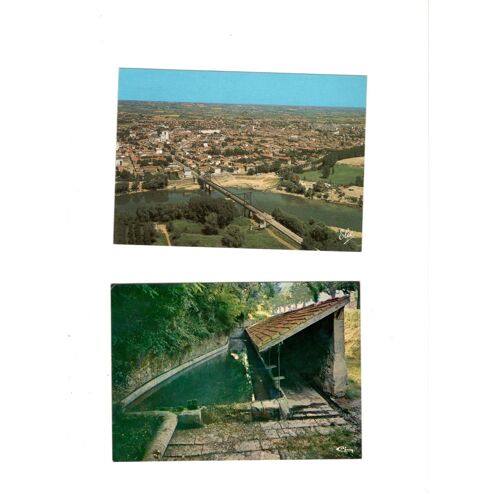 2 Cartes Marmande Et Damazan