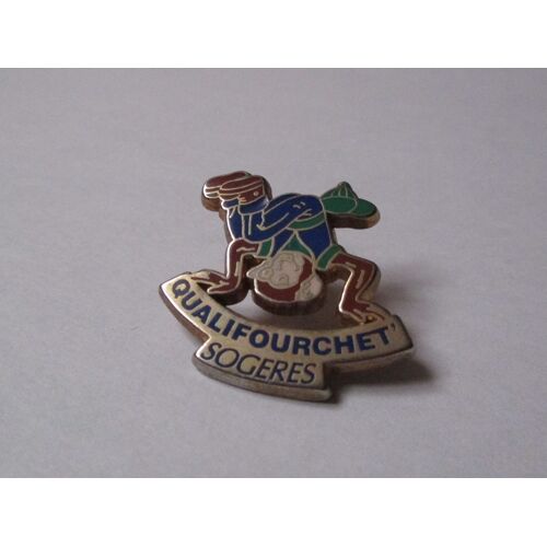 Pin's Restauration / Sogeres - Qualifourchet' (Singe Signé Arthus Bertrand)