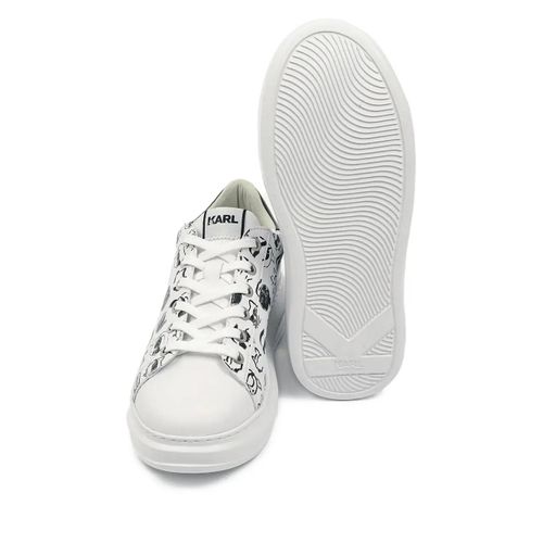 Karl Lagerfeld Baskets Icon Nft Capri Graffiti - Blanc