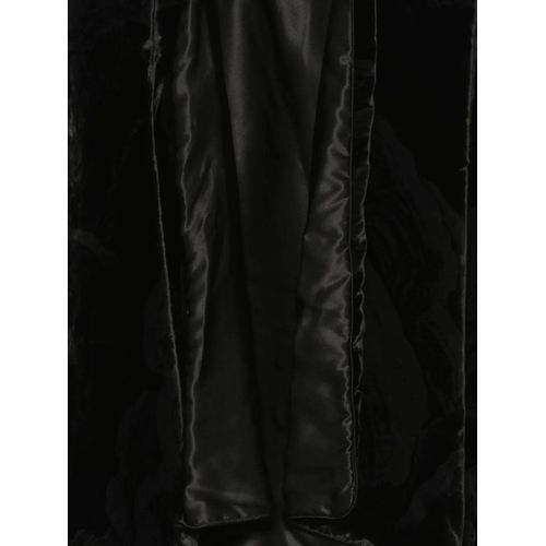 Giorgio Armani Manteau En Velours - Noir