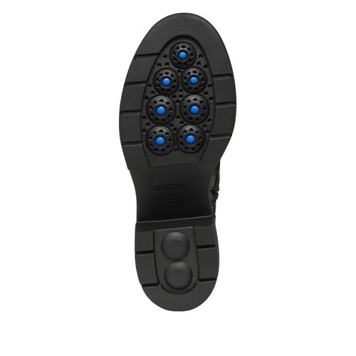 Geox Bottes Lacées À Plateforme - Noir