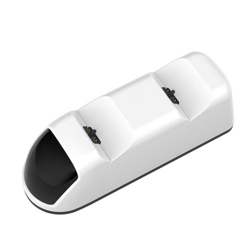 Station De Charge Double Led Pour Manette De Jeu Sony Ps5, Avec Indicateur Lumineux Led, Sans Fil, Adaptateur D'alimentation, Station D'accueil, Prise Us