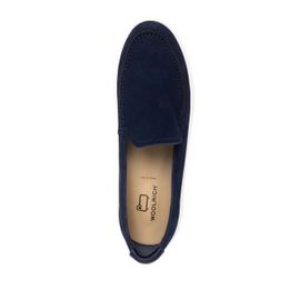Woolrich Chaussures Bateau En Daim - Bleu - 44