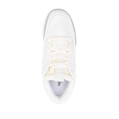 Valentino Garavani Baskets En Cuir - Blanc