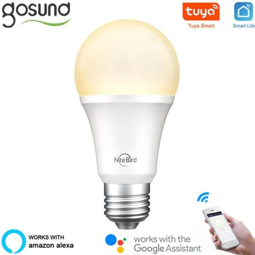 Ampoule Led Intelligente À Commande Vocale Tuya, 8w, 2700k, Variable, E27, Wi-Fi, Ac110-250v, Fonctionne Avec Alexa, Google Home, Nouveau