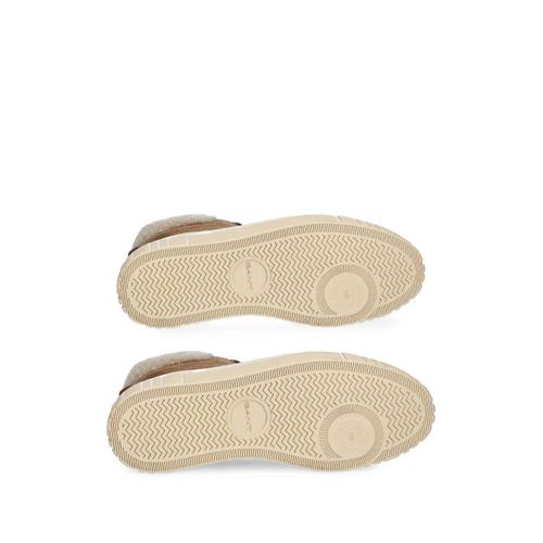 Gant Bottines À Détail En Peau Lainée - Tons Neutres