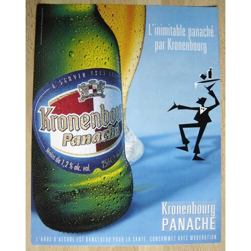 Publicité Papier - Bière Kronenbourg Panaché De 2001