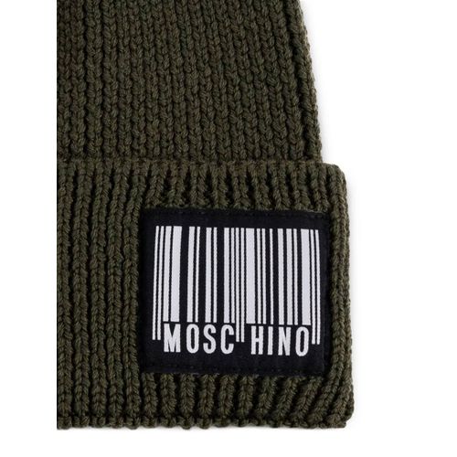 Moschino Bonnet À Détail De Code-Barres - Vert