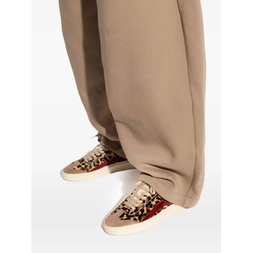 Dsquared2 Baskets En Cuir À Imprimé Léopard - Marron