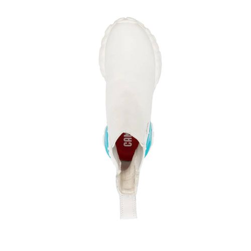 Camper Mocassins En Cuir À Semelle Contrastante - Blanc - 41-42