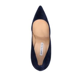 Manolo Blahnik Escarpins À Bout Pointu - Bleu