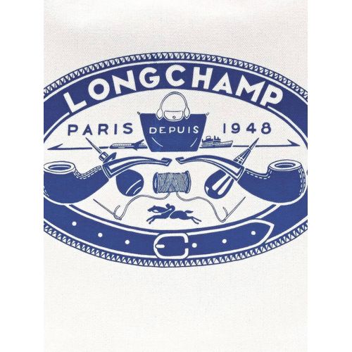 Longchamp sac cabas Le Pliage médium - Blanc