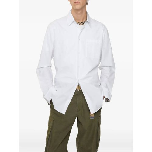 Burberry Chemise À Carreaux - Blanc