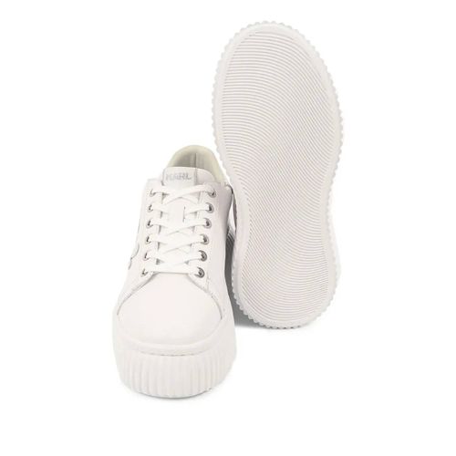 Karl Lagerfeld Baskets À Patch Logo - Blanc