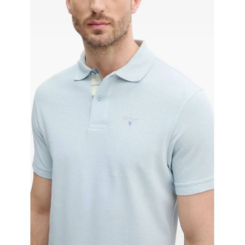 Barbour Polo À Col À Broderies - Bleu