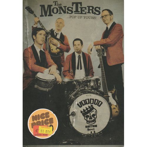 Monsters: Pop Up Yours - Carte Postale Suisse- Voodoo Rhythm Promo 2011