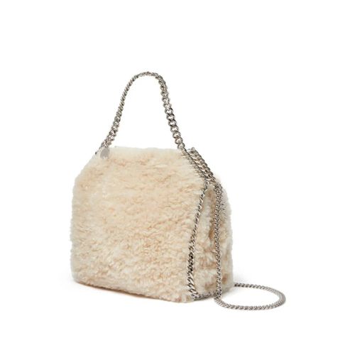 Stella McCartney mini sac à main Falabella Teddy - Tons neutres