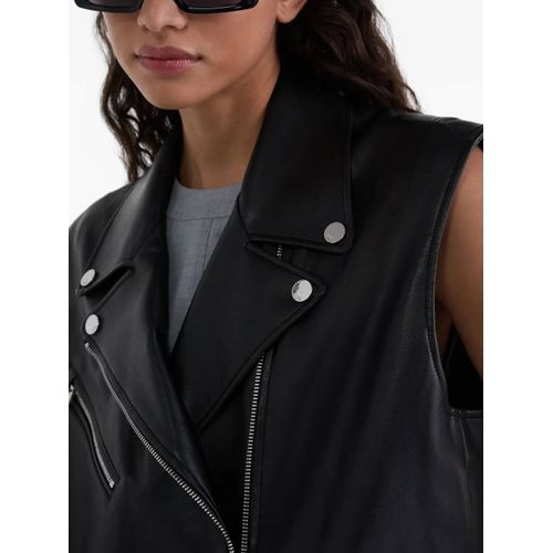 Karl Lagerfeld Gilet En Cuir Artificiel - Noir