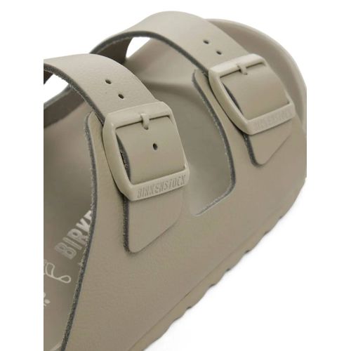 Birkenstock Sandales Arizona Exquisite En Cuir - Gris