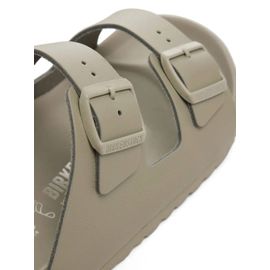 Birkenstock Sandales Arizona Exquisite En Cuir - Gris