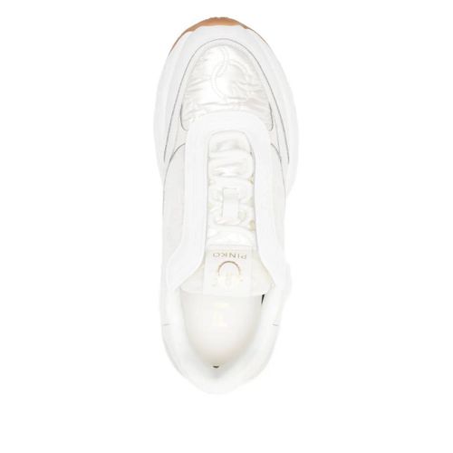 Pinko Baskets Ariel 19 À Plateforme - Blanc