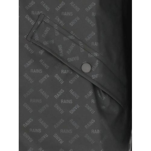 Rains Veste Bomber À Motif Monogrammé - Noir