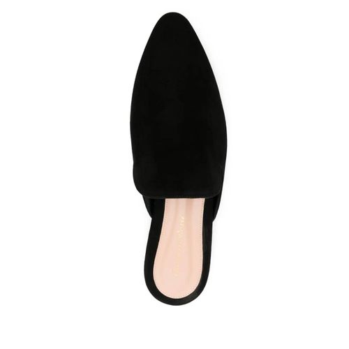 Gianvito Rossi Mules En Nubuck - Noir