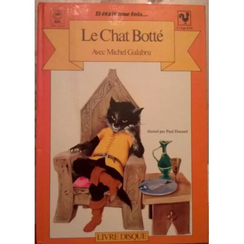 Le Chat Botté Avec Michel Galabru Livre Disque Vinyle 