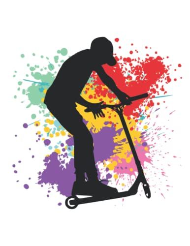 Scooter Freestyle: Scooter Notebook Perfect For The Scooter Rider | Lined Notebook Journal Todo Exercise Book Or Diary 8,5 X 11 With 110 Pages