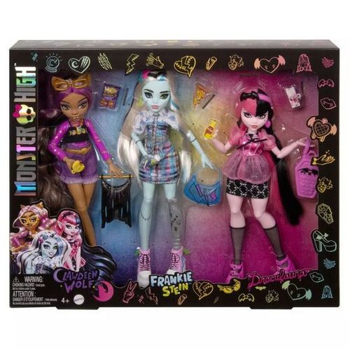 Monster High Coffret 3 Poupées