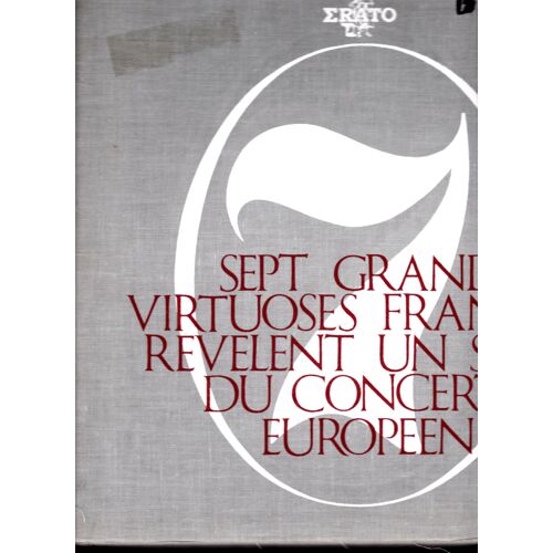 Sept  Grands Virtuoses  Frnaçais Révèlent Un Siècle De Concert Européen Coffret 4 Disques